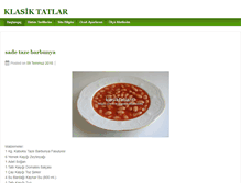 Tablet Screenshot of klasiktatlar.com